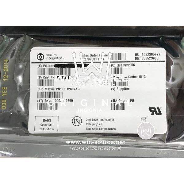 DS12887A+ label picture
