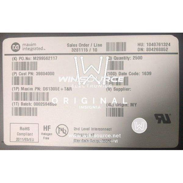DS1305E+T&R label picture