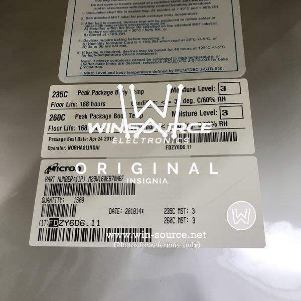 M29W160EB70N6F TR label picture