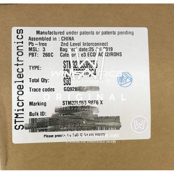 STM32L053R8T6 label picture