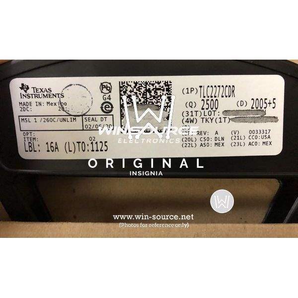 TLC2272CDR label picture