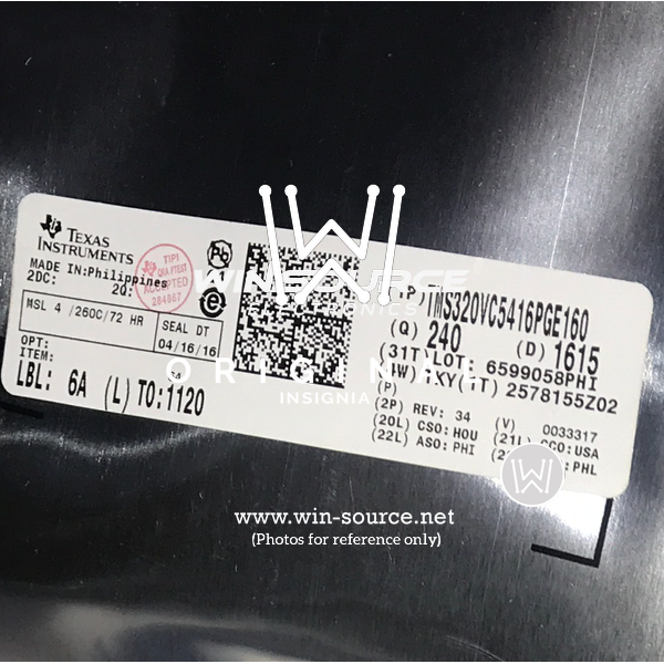 TMS320VC5416PGE160 label picture 2