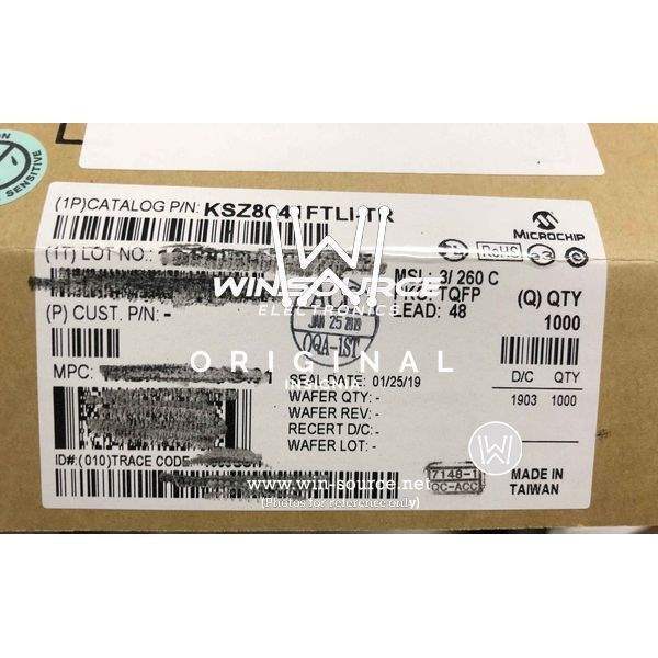 KSZ8041FTLI-TR label picture