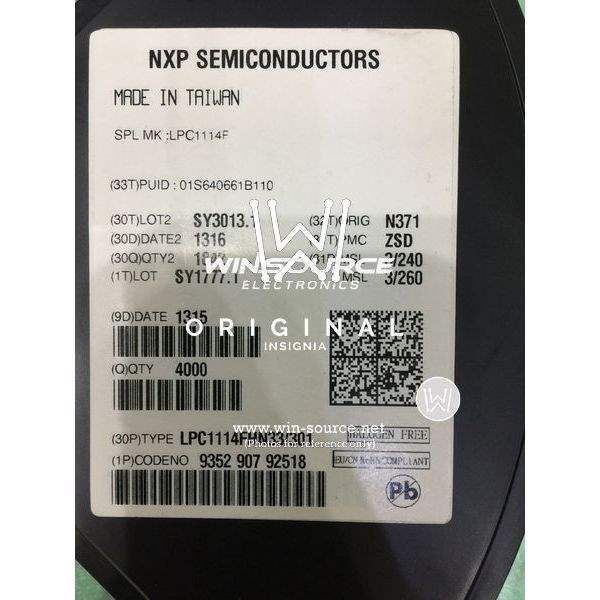 LPC1114FHN33/301 label picture
