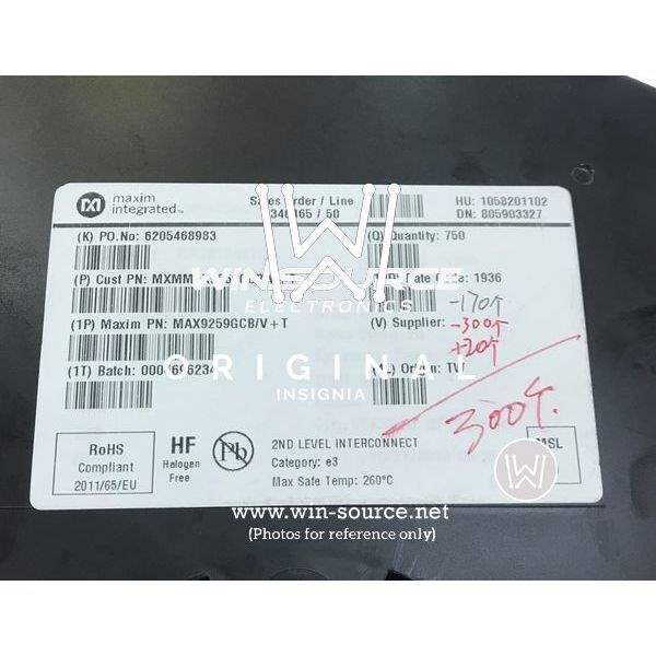 MAX9259GCB/V+T label picture