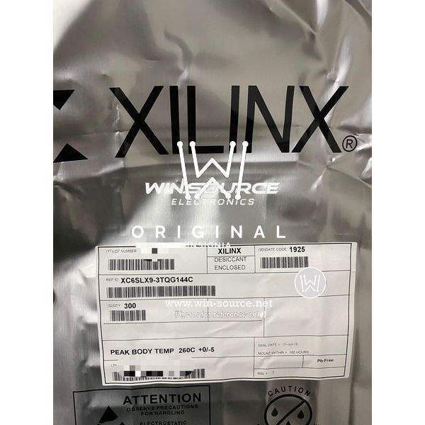 XC6SLX9-3TQG144C label picture