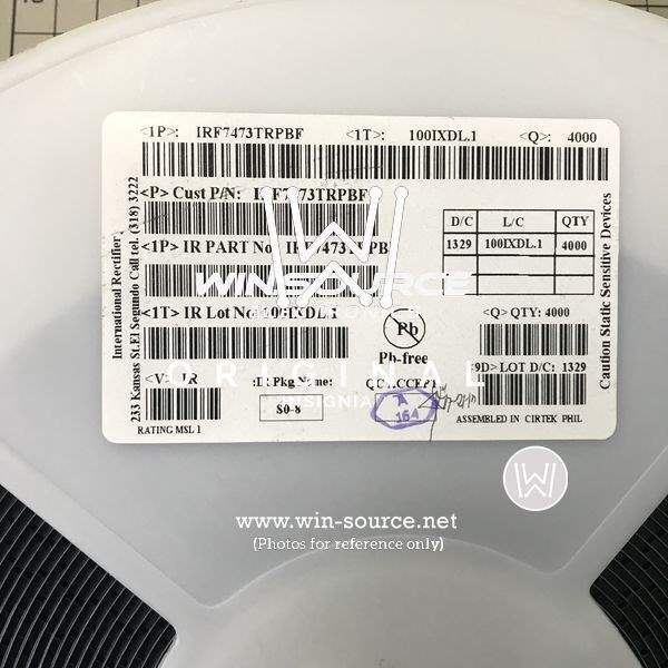 IRF7473TRPBF label picture