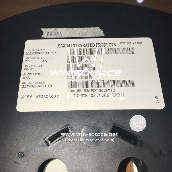 MAX3885ECB+TD label picture