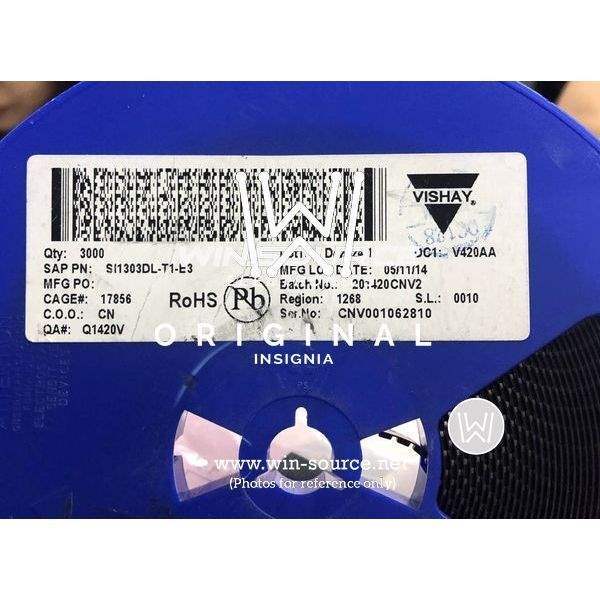 SI1303DL-T1-E3 label picture