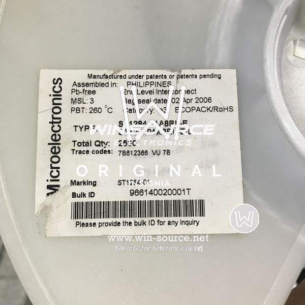 ST1284-01A8RL-E label picture