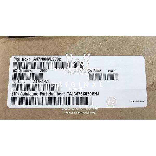 TAJC476K020RNJ label picture 2
