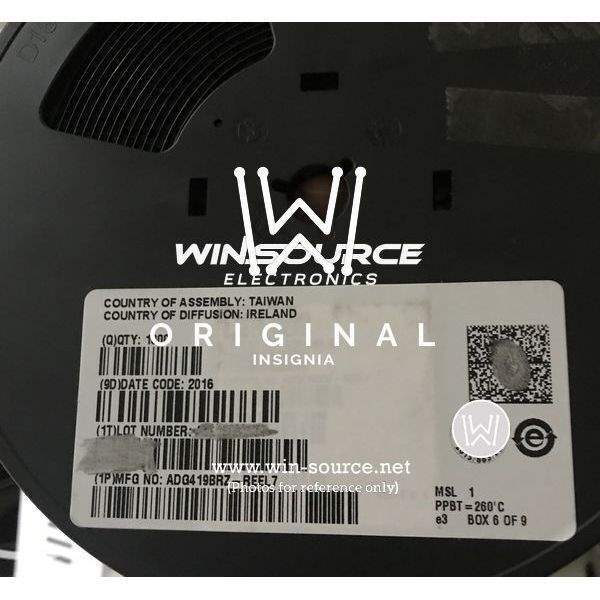 ADG419BRZ-REEL7 label picture