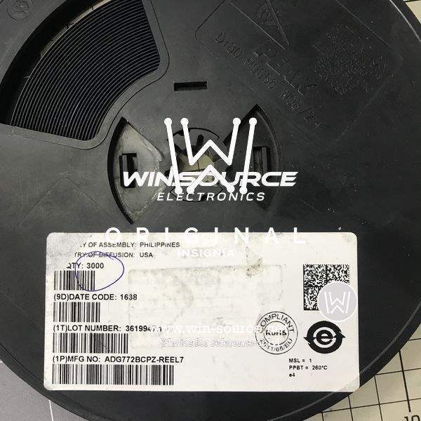 ADG772BCPZ-REEL7 label picture