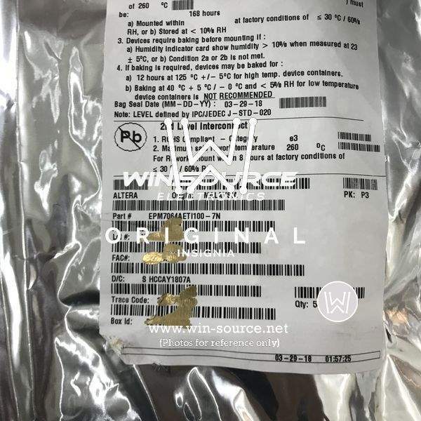 EPM7064AETI100-7N label picture
