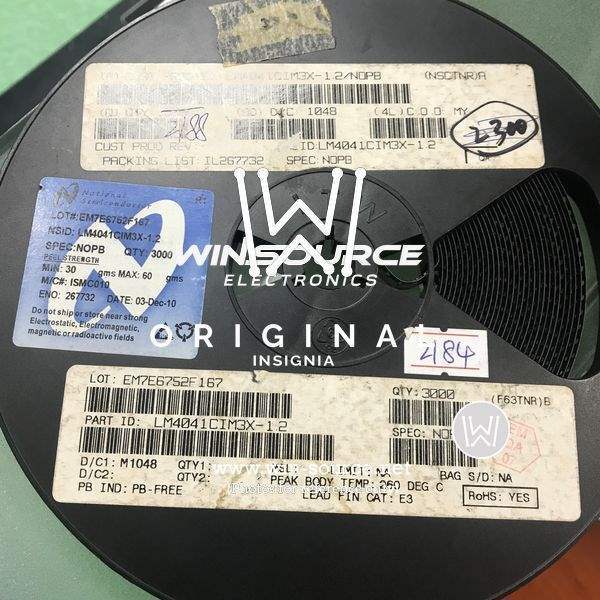 LM4041CIM3X-1.2/NOPB label picture