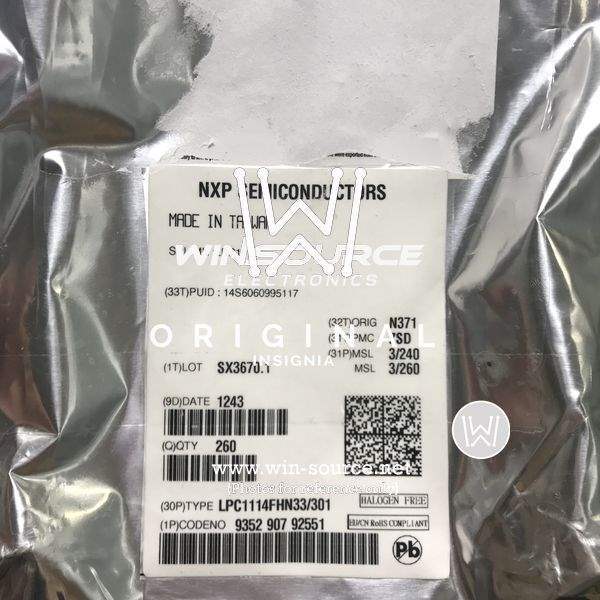 LPC1114FHN33/301 label picture 2