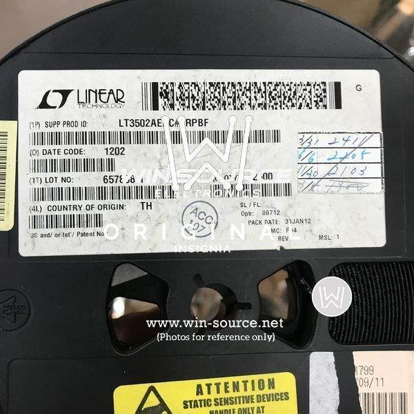 LT3502AEDC#TRPBF label picture