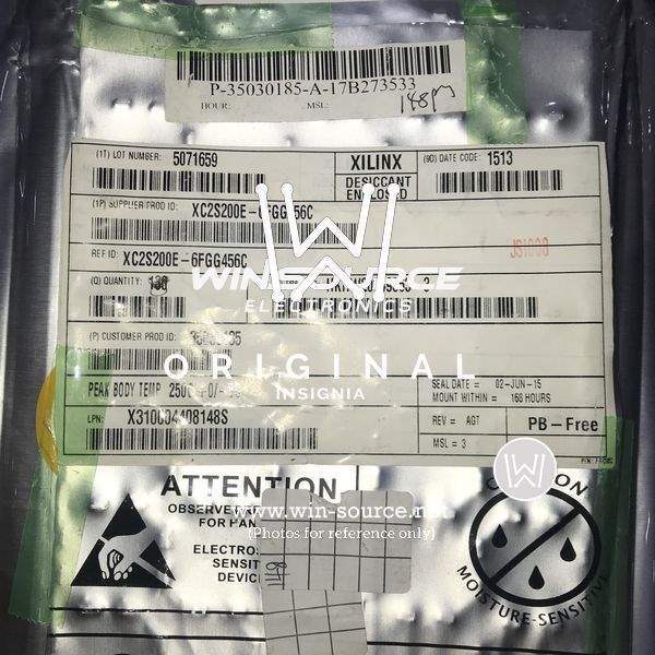 XC2S200E-6FGG456C label picture