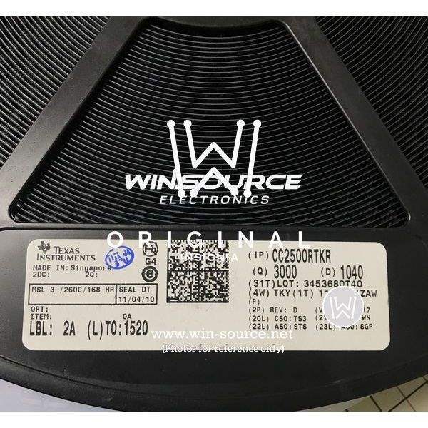 CC2500RTKRG3 label picture