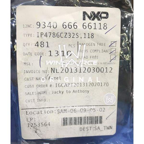 IP4786CZ32S,118 label picture