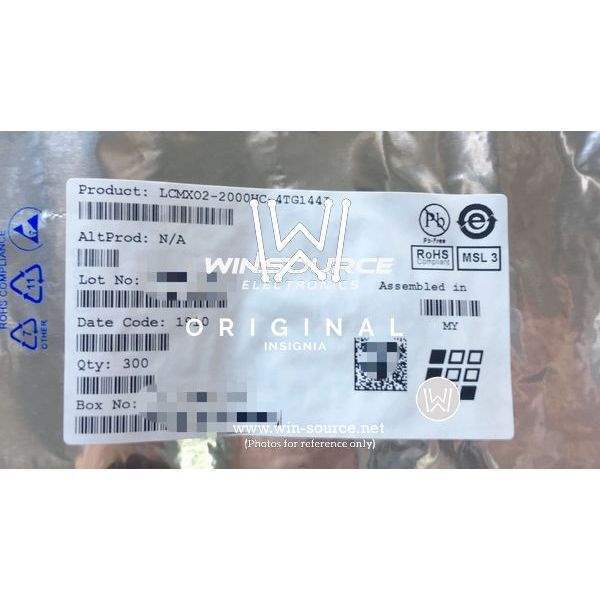 LCMX02-2000HC-4TG144I label picture