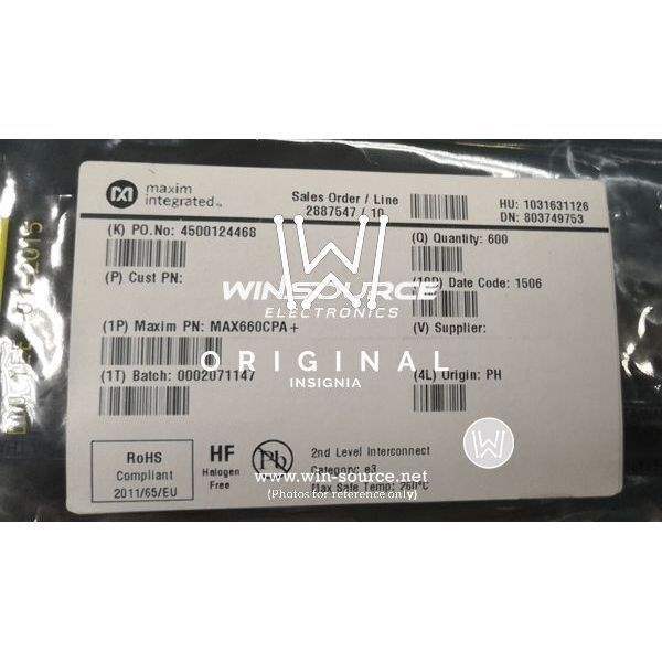 MAX660CPA+ label picture