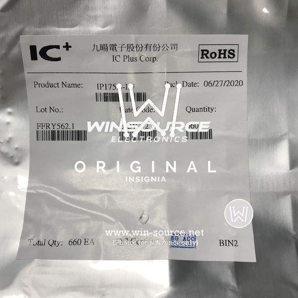 IP175DLF label picture