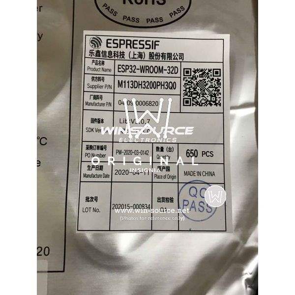 ESP32-WROOM-32D  label picture