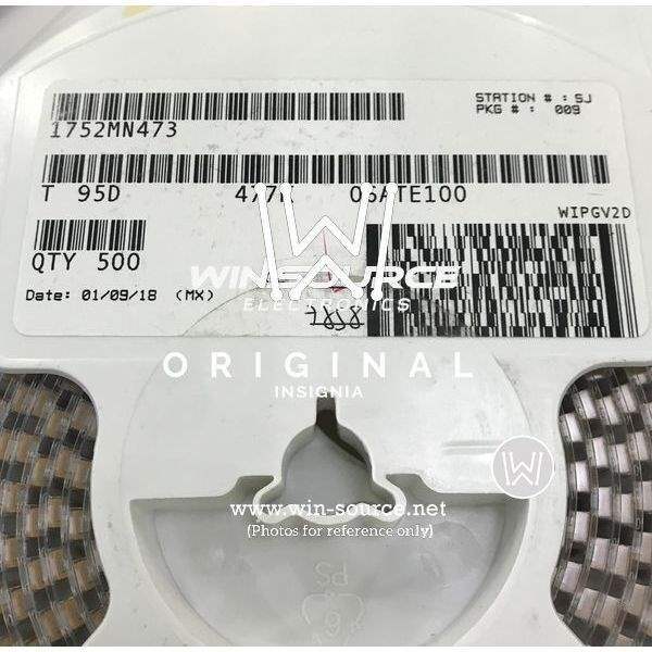T495D477K006ATE100 label picture