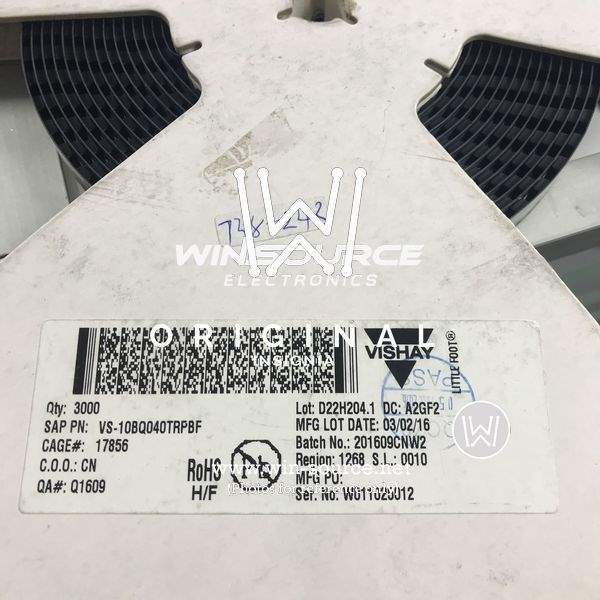 VS-10BQ040TRPBF label picture