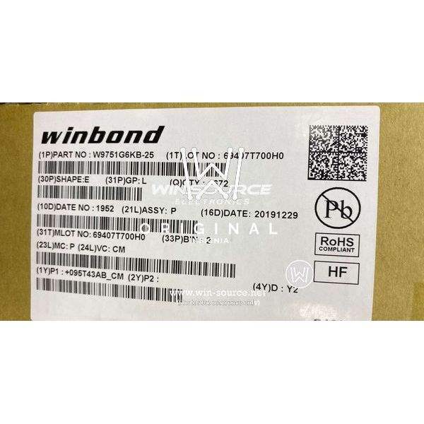 W9751G6KB-25 label picture