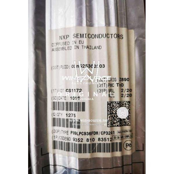 P89LPC936FDH,512 label picture
