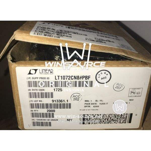LT1072CN8#PBF label picture