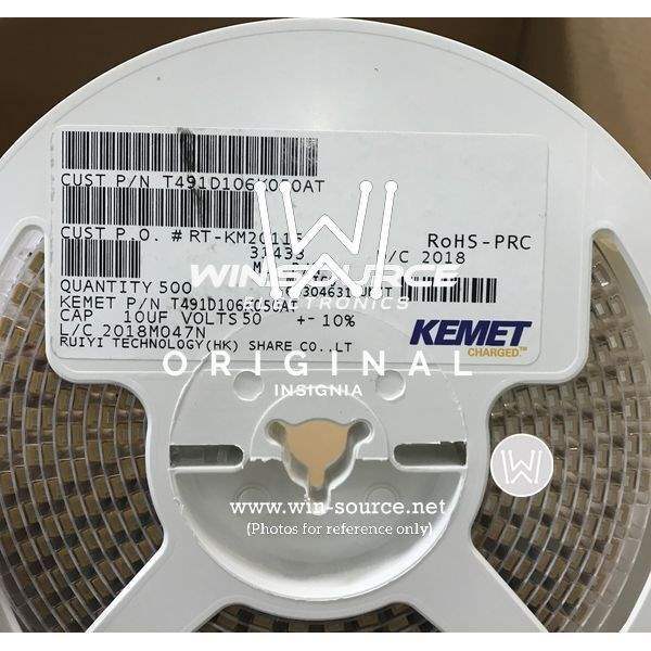 T491D106K050AT  label picture
