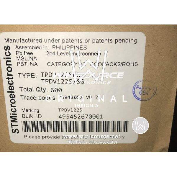 TPDV1225RG  label picture