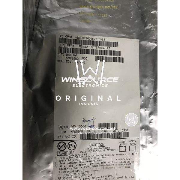 MBM29F160TE-70TN label picture