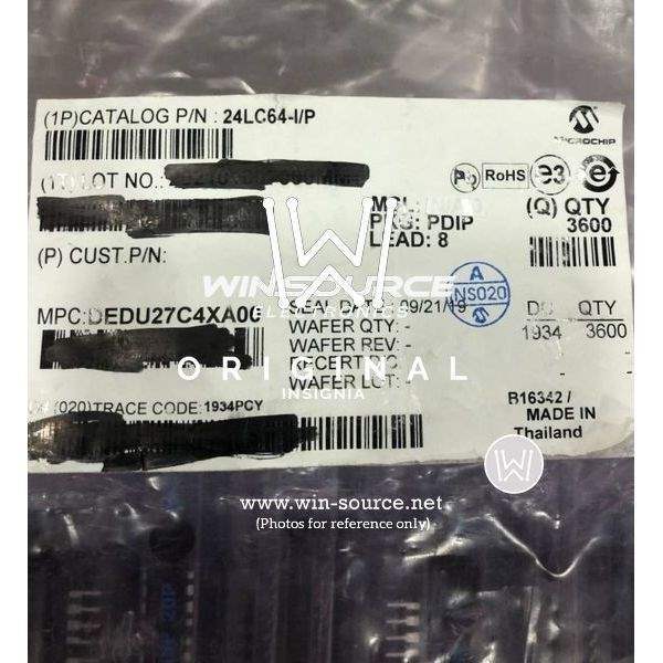 24LC64-I/P  label picture