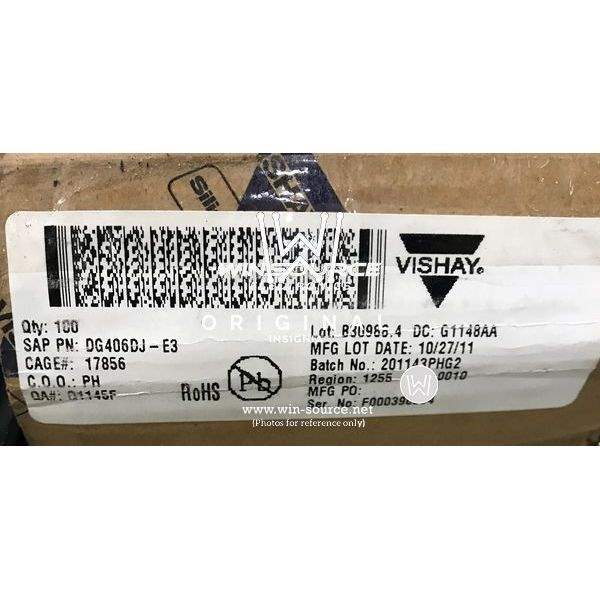DG406DJ-E3 label picture