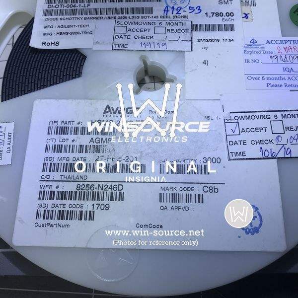 HSMS-2828-TR1G label picture