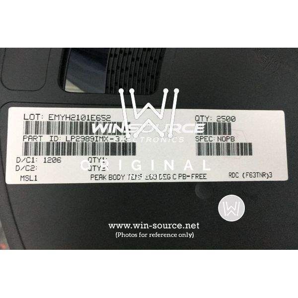 LP2989IMX-3.3 label picture
