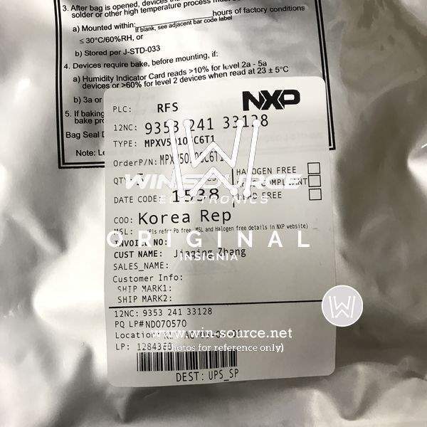 MPXV5010GC6T1  label picture