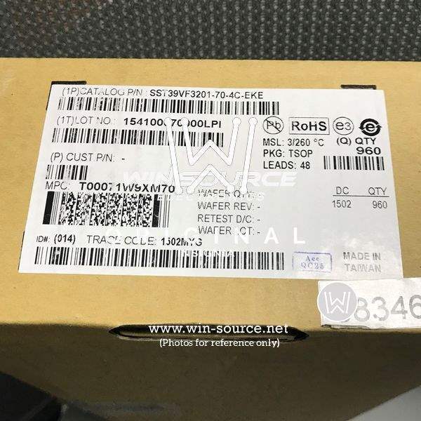 SST39VF3201-70-4C-EKE label picture