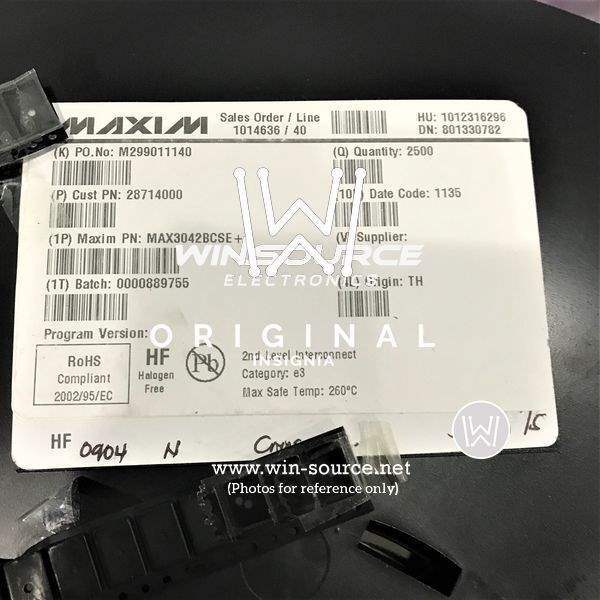 MAX3042BCSE+T label picture