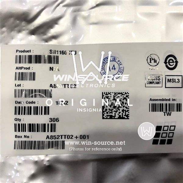 SII1160CTU label picture 2