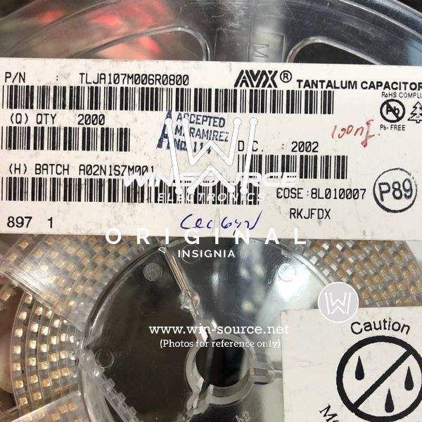 TLJA107M006R0800 label picture