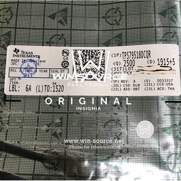 TPS79518DCQR  label picture