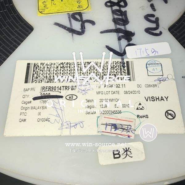 IRFR9014TRPBF label picture