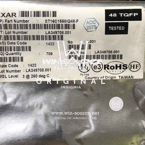 ST16C1550IQ48-F label picture