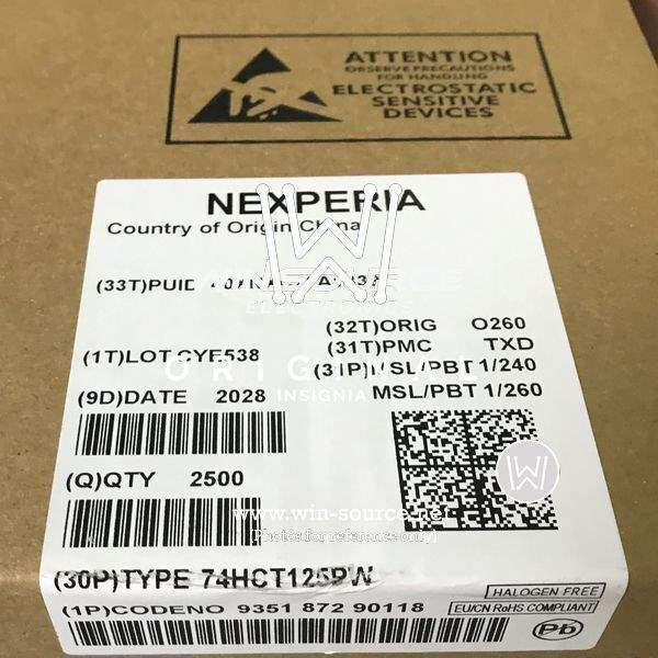 74HCT125PW,118 label picture