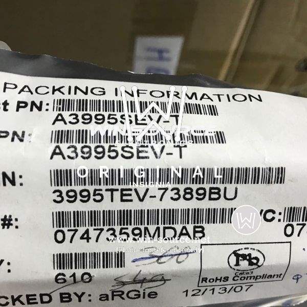 A3995SEV-T label picture